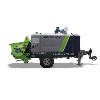 Zoomlion High Capacity Trailer Concrete Pump Hbt50.10.60RS with Ce/ISO Certification