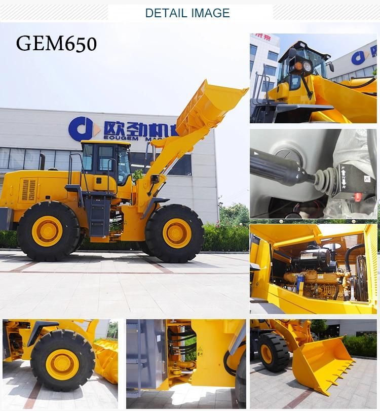 Chinese New Strong Wheel Loader Gem650