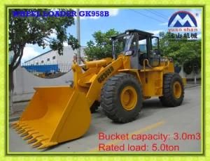 Chinese Heavy Construcion Equipment Wheel Loader 5.0 Ton for Sale