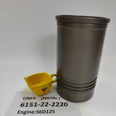 6151-22-2220 Wheel Excavator Engine Cylinder Liner 6151-22-2220 for Excavator PC400-6 Wheel Loader Wa470