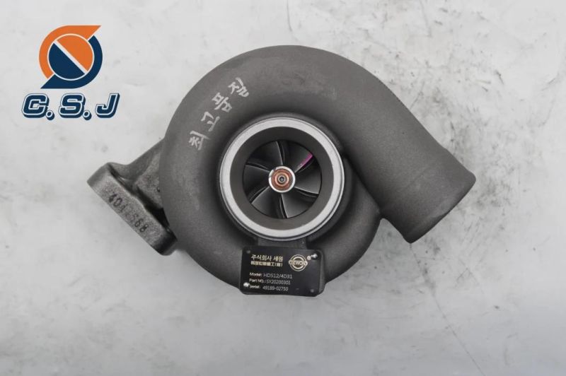 Engine Model 4D31 Turbocharger for Excavator HD512 Part Number 49189-02750