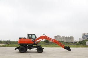 Mini Red Crawler Excavators 7ton with Bucket