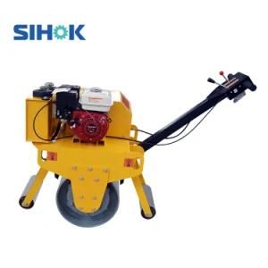 Honda Engine 325kg Single Drum Pedestrian Road Roller Mini Vibratory Roller