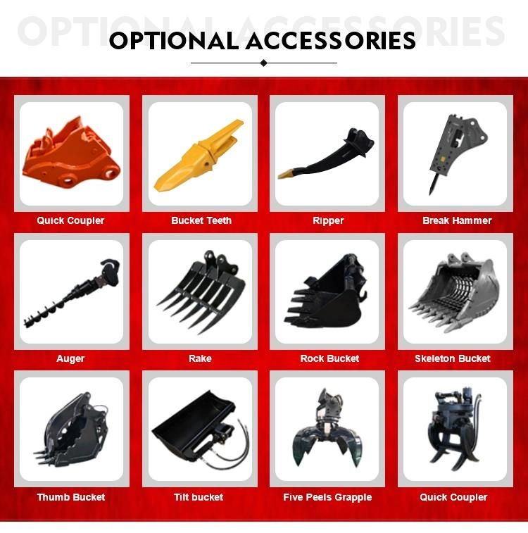0.8 Ton Tree Planting Digging Machines Hole Digger Small Garden Excavator Mini Track Digger