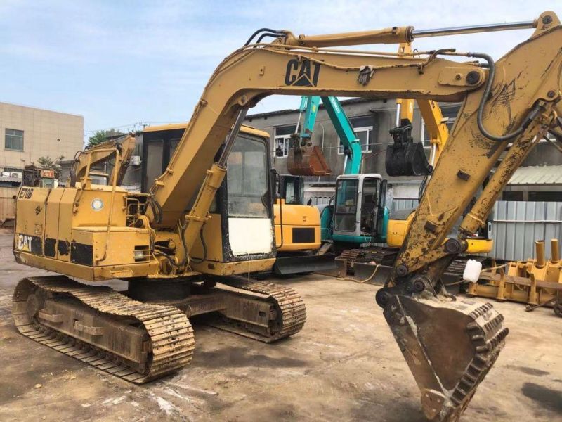 7t Used Caterpillar Mini Crawler E70b Excavator