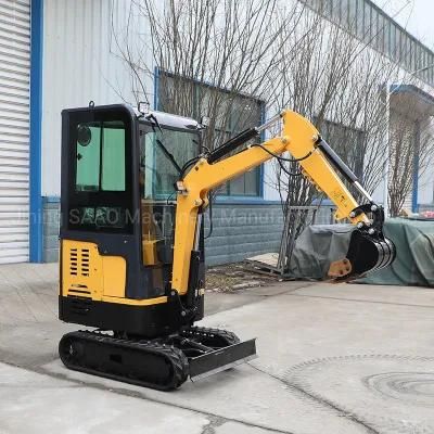 New Model Shandong Hydraulic Small Digger Excavator for Sale