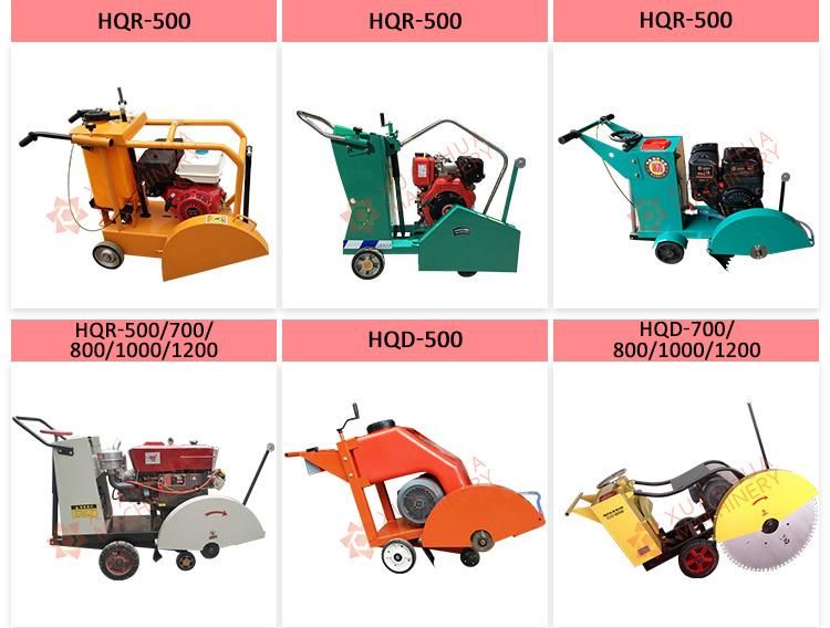 Gasoline Engine 500mm Concrete Pillar Diesel Road Cutting Machine Wholesale Price with CE