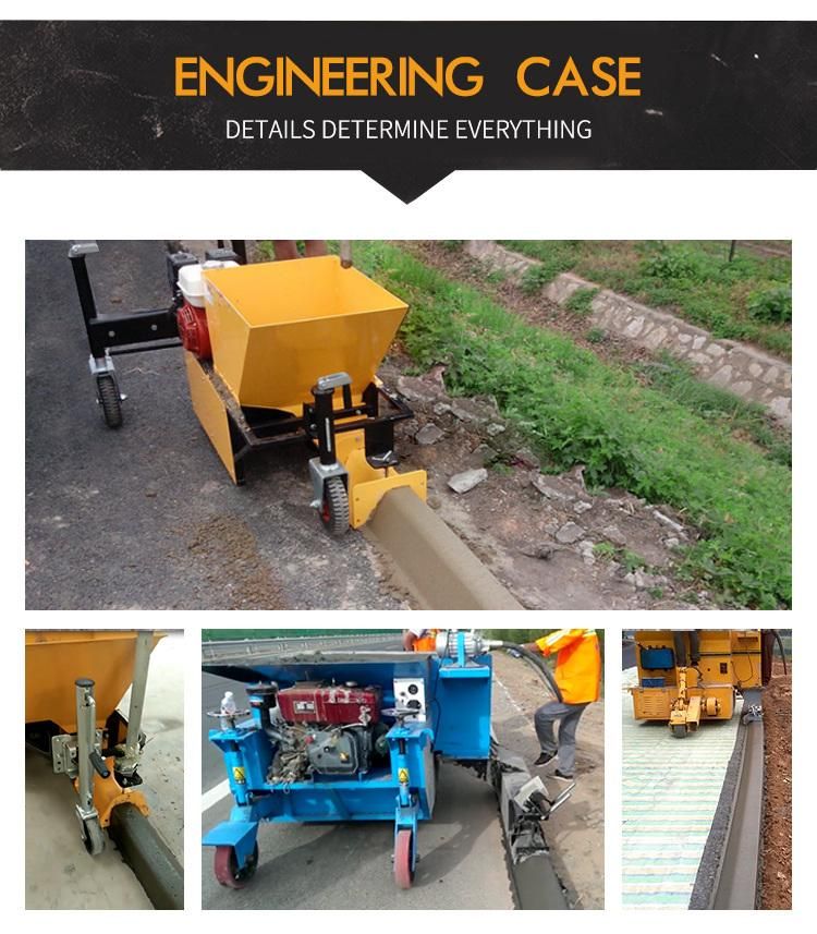 Automatic Concrete Curb Machine Road Construction Site Use