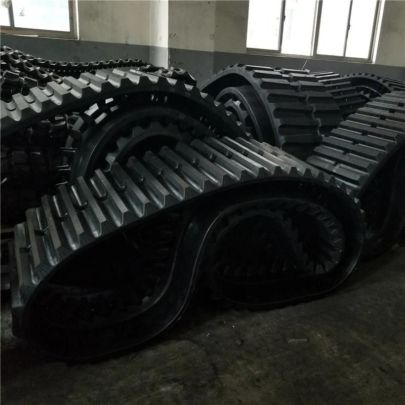 Mst 1800 Dumper Loader Undercarriage Spare Parts Rubber Track (650*125*80)