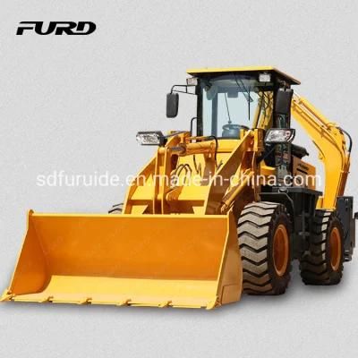 4 Wheel Drive Front Loader and Backhoe Digger with Backhoe Loader From Factory Fbl20-28