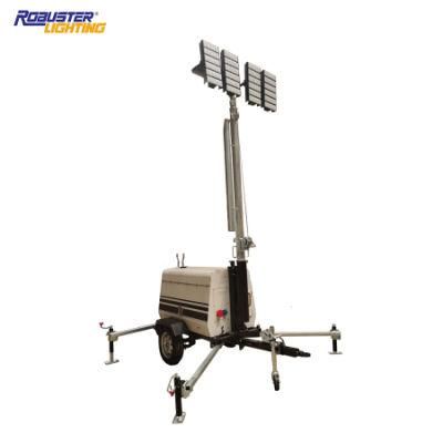 4X1000W Mobile Lighting Tower 9m Mast Diesel Outdoor Light Tower
