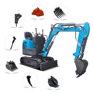 Price of Mini Portable Agricultural Hydraulic Excavator Machine EPA Engine Mini Excavator Made in China