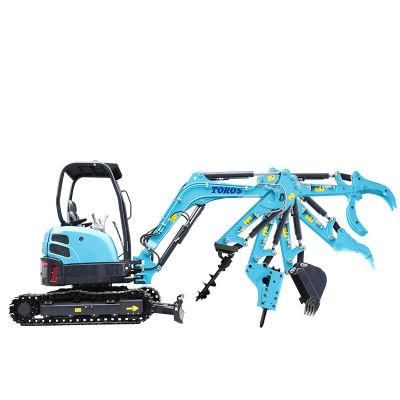 CE Small Bagger Rubber Track Mini Digger Cheap Excavator for Sale