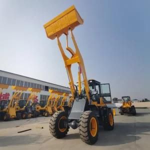 2.5ton Four-Wheel Drive Tractor Front End Wheel Loader with Hydraulic System