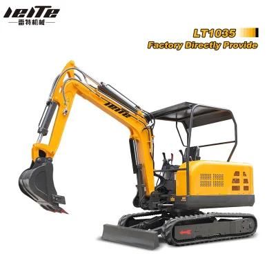 Mini Crawler Excavator 3.5 Ton Crawler Excavator for Orchard Farm Minor Project Construction Mini Digger Excavator Low Price