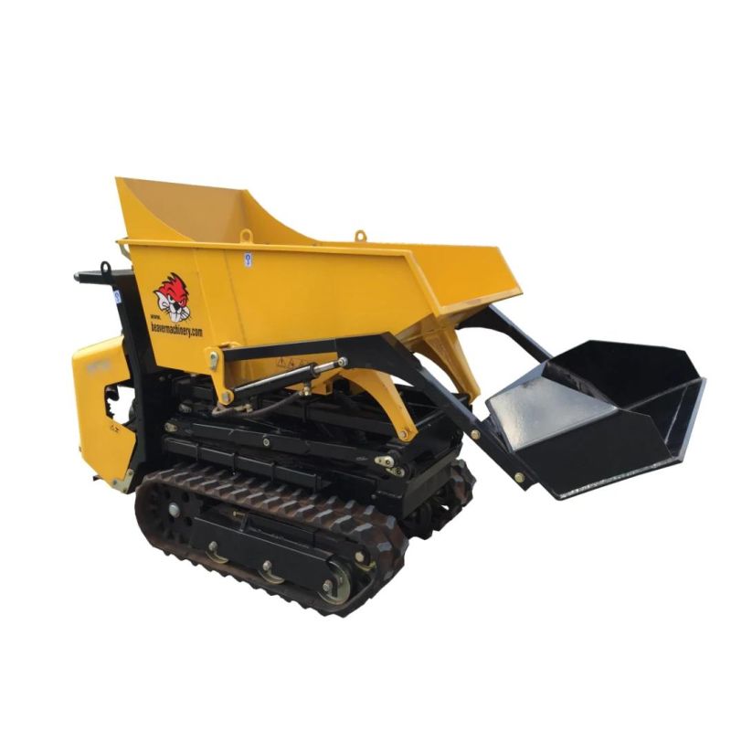 20HP Petrol Powered Mine Concrete Mini Crawler Barrow Tracked Dumper Truck