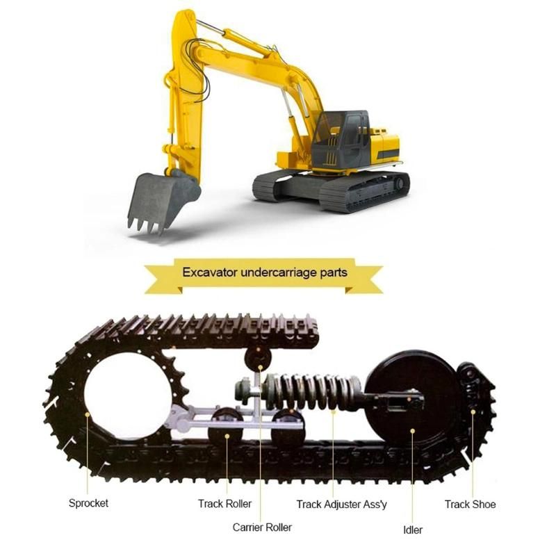 Komatsu D80 Lubricated Track Link for Bulldozer Spare Parts