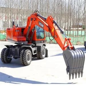 China Wheel Excavator 15 Ton Wheel Bucket Excavator Price Bd150W