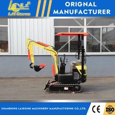 Lgcm Yellow 1ton Mini Excavator for Exporting