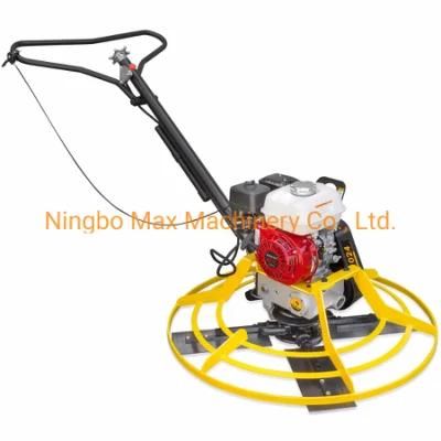 China 5.5kw Hand Push Power Gasoline Trowel Concrete Floor Polishing Machine Factory