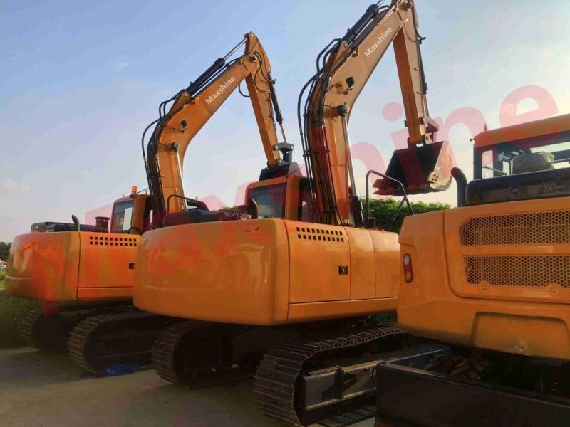Factory Directly Wholesale Air-Conditioned Excavator Small Digger Popular Eurov 2ton Hydraulic Mini Excavator Price for Sale