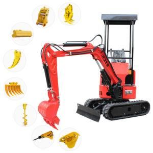 Construction Crawler Excavators 0.8 Ton 1 Ton 1.5 Ton 1.8 Ton 2 Ton Mini Excavators for Sale