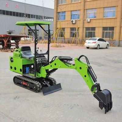 Construction Machinery Fw10s 1ton Mini Crawler Digger Mini Hydraulic Compact Excavator with CE