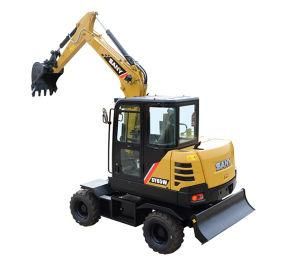 6.5 Ton Hydraulic Wheel Excavator on Hot Sale