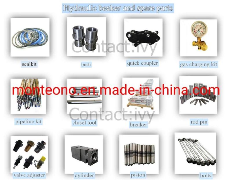 Jthb150/Jthb310/Jthb350 Rock Chisel Wedge Conical Blunt Moil Point Chisel for Hydraulic Breaker of Komats Excavator