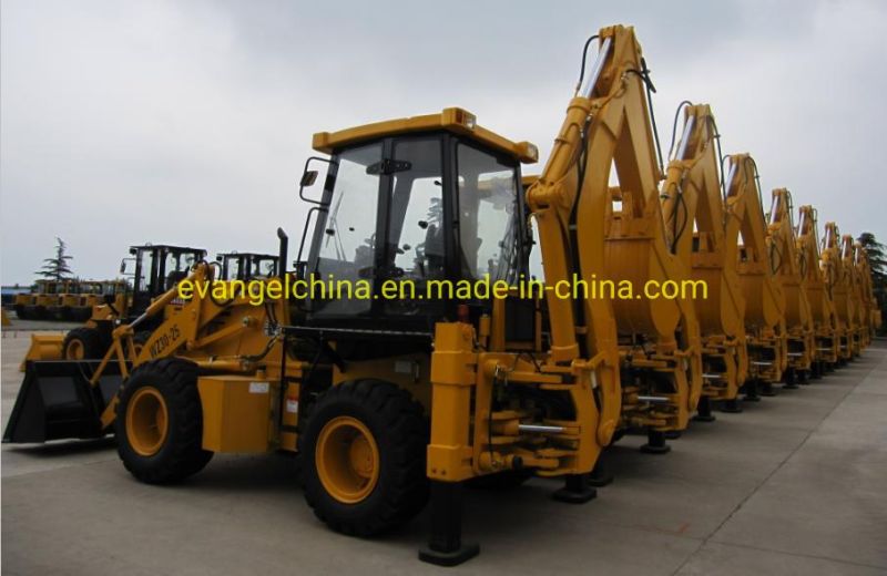 Shantui 1m3/0.3m3 Articulated Backhoe Loader Wz30-25