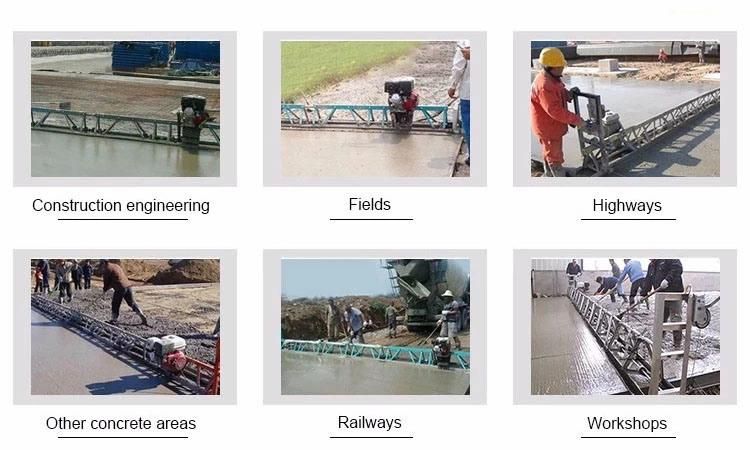 0-16m Gasoline Concrete Leveling Machine Vibrating Truss Screed for Road Surface Finishing