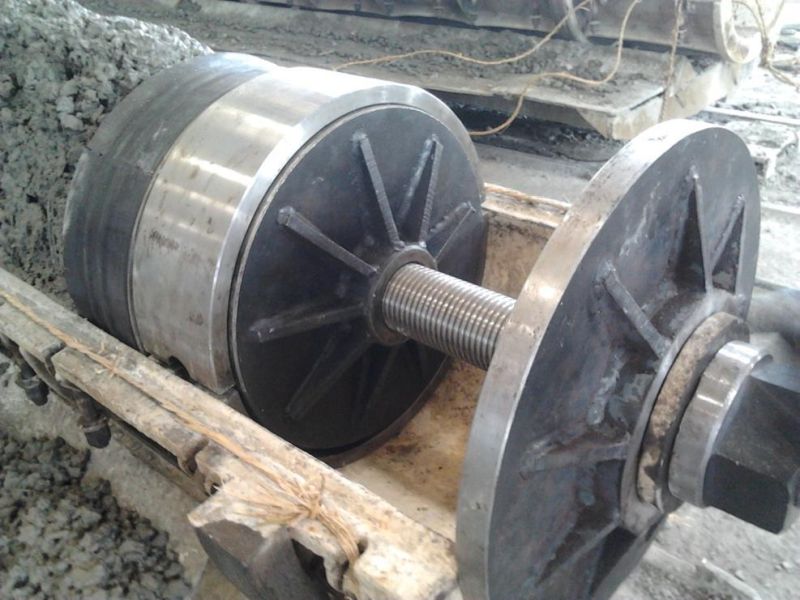 Stressing Plates on Steel Mould End Plates Concrete Spun Pile Cage Steel Plates
