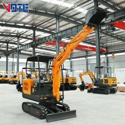 China Made 0.8 Ton 1.2 Ton 1.6 Ton 1.8 Ton 2 Ton Mini Excavator Mini Excavator Low Price for Sale