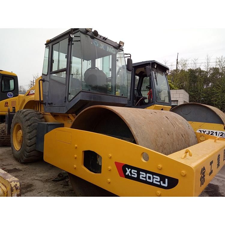 Factory Price Used Road Rollers Xgmc Single Steel Roller Machine Road Construction Equipment for Sale