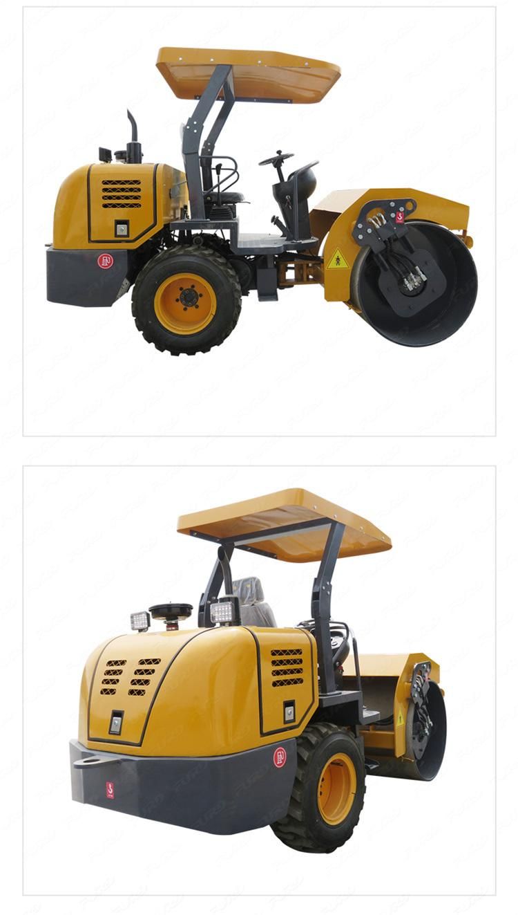 Single Drum Vibratory Roller Road Roller Asphalt Compactor