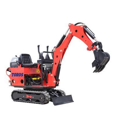 Toros Te08 Machinery Repair Shops Mini Excavator United Kingdom Excavator Mini Construction Machinery 700 Kg Mini Excavator