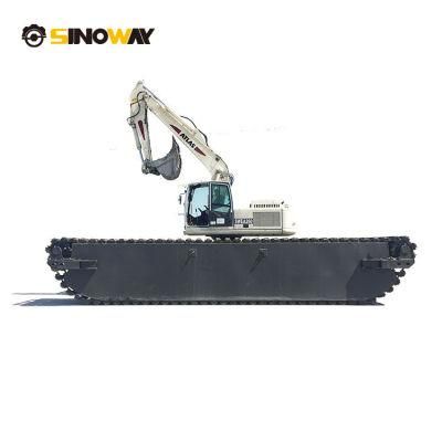 Amphibious Excavator Pontoon Undercarriage on Sale
