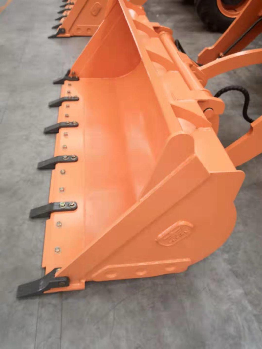Hot Sale Farm Loader 1.5 Ton Lift Yx828 with 0.6 M3 Bucket and Quick Hitch Pallet Fork