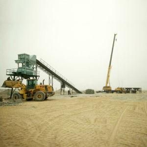 Construction Equipment Hzs25 Concrete Batching Plant Used for Small Site