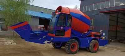 5cbm New Design Cummins Engine Heavy Self Loading Concrete Mixing Machine Mixer Truck Machinery