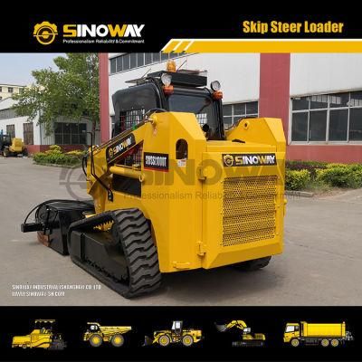 Sinoway Swssl1000t Skid Steer with Tracks