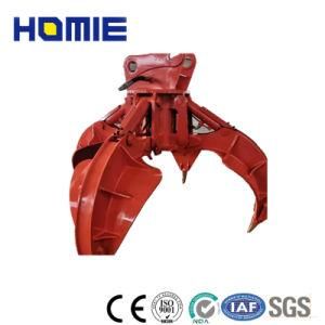 High Quality 20 Ton Excavator Orange Peel Grapple for Scrap Steel