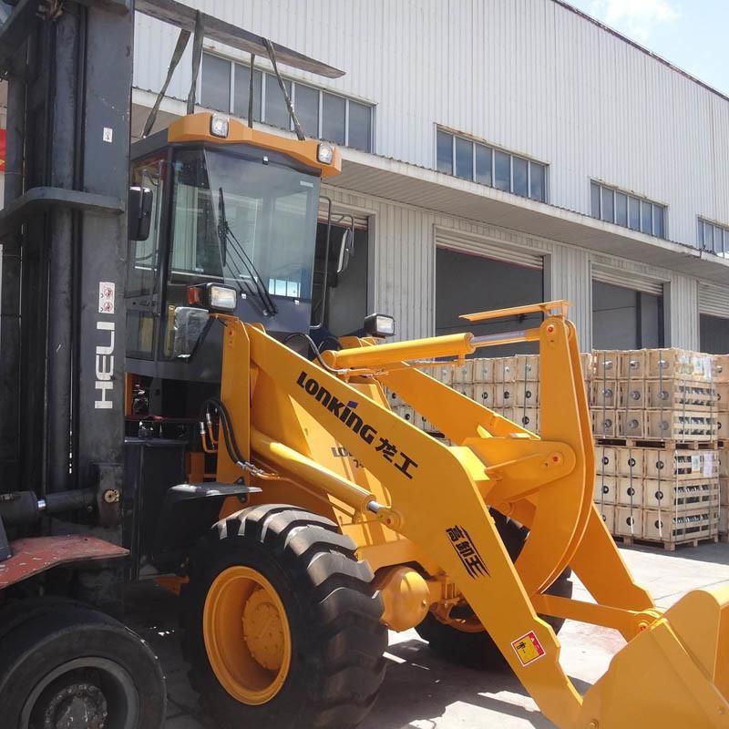 Lonking LG833n 3000kg 3 Ton Wheel Loader with 1.7m3 2m3 2.5m3 Bucket