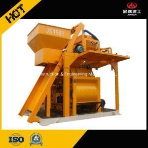 Economic Mobile Twin-Shaft Concrete Mixer for Small Construction Projects Js1000ah