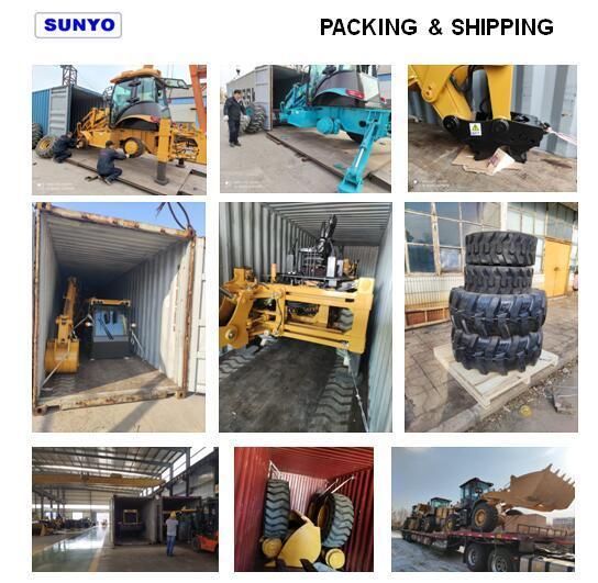 Sunyo Brand Sy388 Backhoe Loader Is Excavator and Mini Loader, Best Construction Equipment