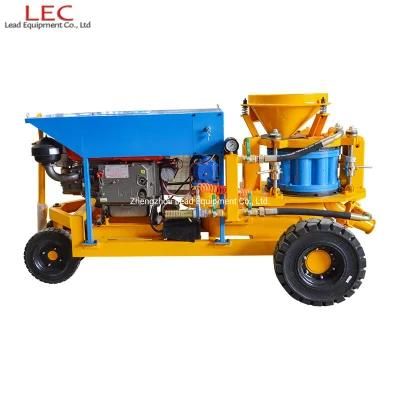 Retaining Walls Dry Way Diesel Shotcrete Machine for Hydropower Projects