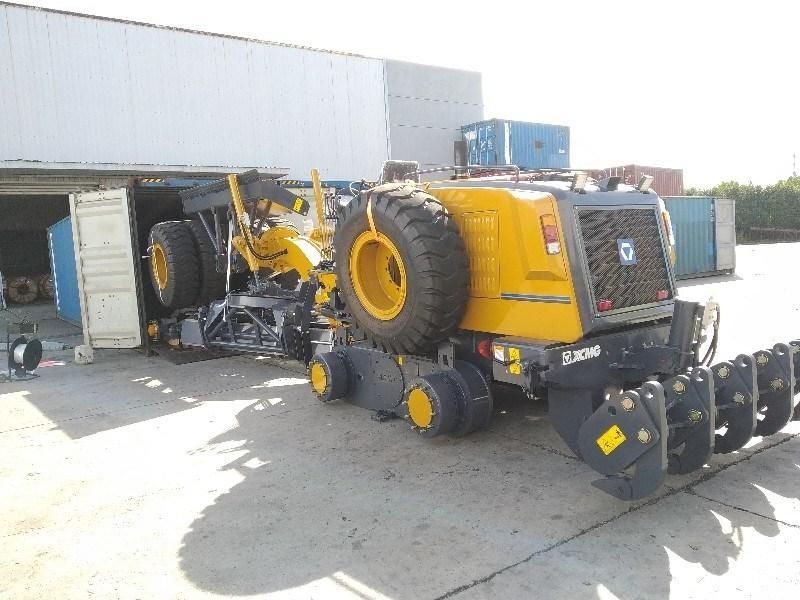 Road Grader 165HP Motor Grader with Cummins Engine Gr165 Three Ripper Shank