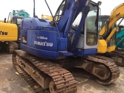 Japan Original Used/Yellow&Blue/Crawler/80% New Komattsu PC128us Excavators Low Price High Quality Hot Sale