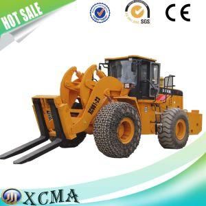 China 23 Ton Front End Mining Block Forklift Loader with Power Engine