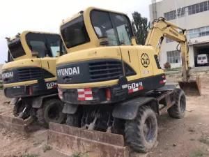 Used 6ton 60-9 Wheel Excavator in Good Condition